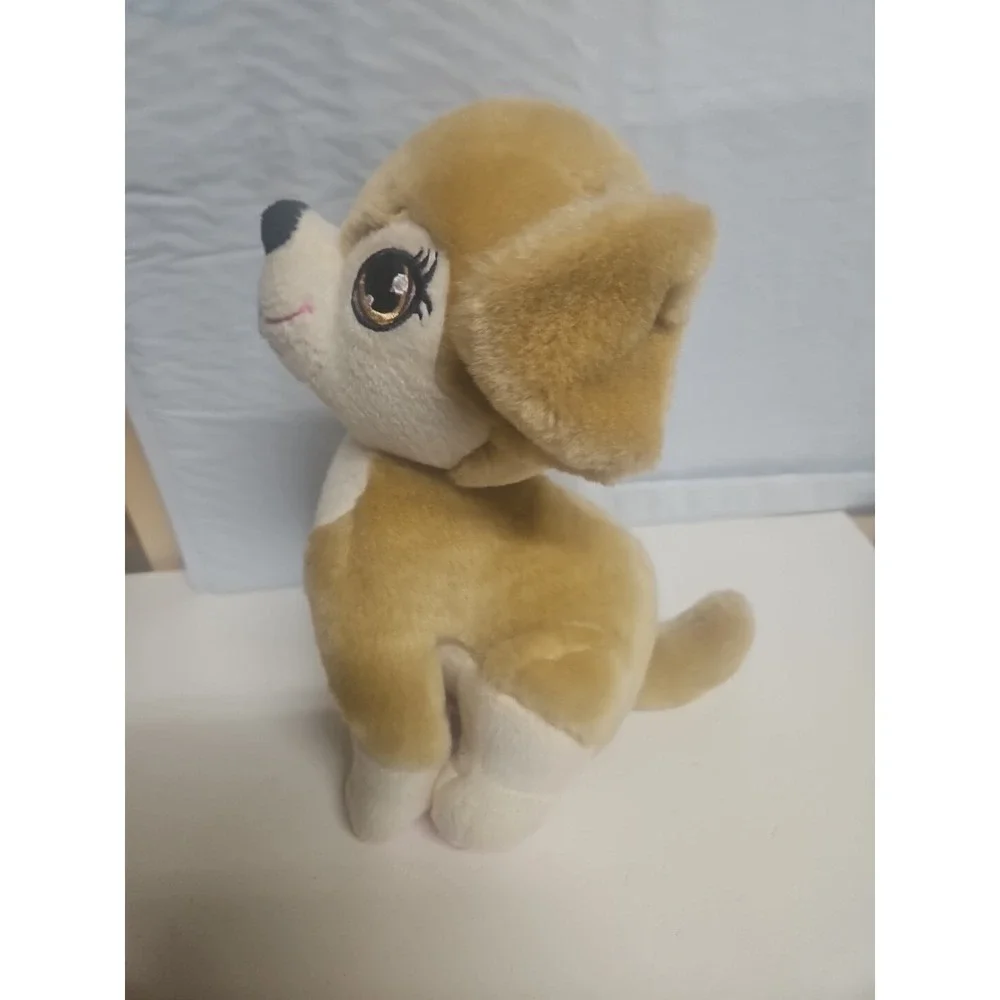 barbie‎ stuffed dog, Gently Used Plush, Barbie On Pink Paws